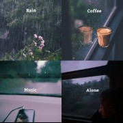 چند تا چیز ساده اما حال خوب کن! قهوه، بارون، تنهایی، بارون💫