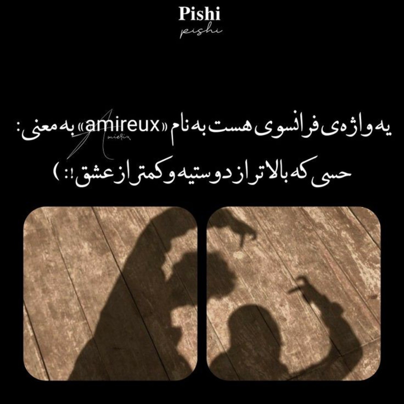 یه واژه ی فرانسوی هست که ....... 