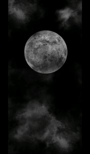 والپیپر آسمان شب،ماه زیبای من. 
