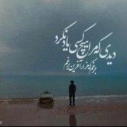 دیدی که مرا هیچ کسی یاد نکرد؟) :🖤