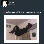 من وقتی یه سوسک رو تو اتاقم گم میکنم🤦🏻‍♀️😂