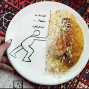 بشقاب مورد علاقه‌ی اونایی که میخوان رژیم بگیرن!:))