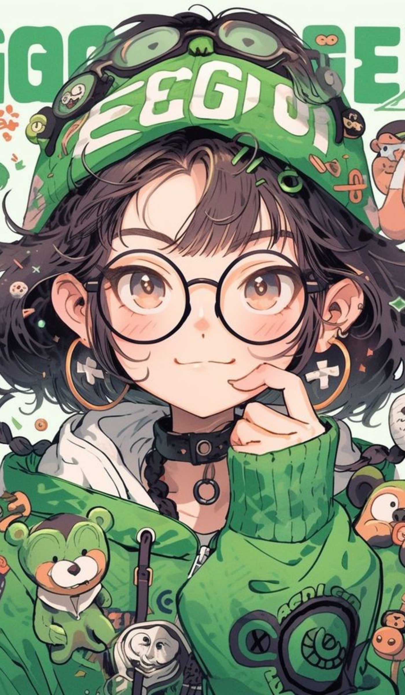 ANIME WALLPAPER GREEN 💚❤️💚｡⁠◕⁠‿⁠◕⁠｡(⁠θ⁠‿⁠θ⁠)(⁠◕⁠ᴗ⁠◕⁠✿⁠)(⁠人